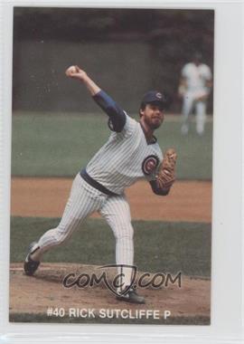 1984 7up Chicago Cubs - [Base] #40 - Rick Sutcliffe