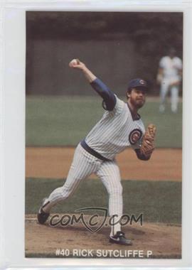 1984 7up Chicago Cubs - [Base] #40 - Rick Sutcliffe