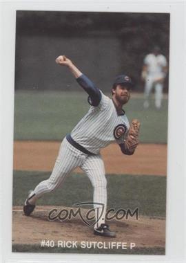 1984 7up Chicago Cubs - [Base] #40 - Rick Sutcliffe