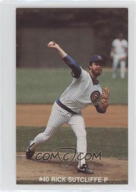 1984 7up Chicago Cubs - [Base] #40 - Rick Sutcliffe