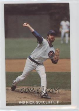 1984 7up Chicago Cubs - [Base] #40 - Rick Sutcliffe