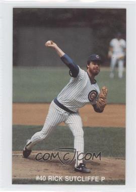 1984 7up Chicago Cubs - [Base] #40 - Rick Sutcliffe