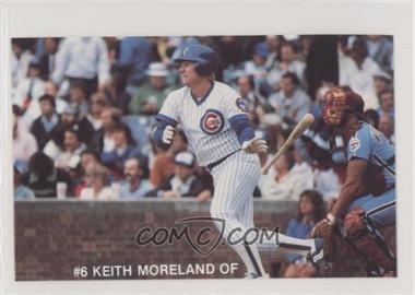 1984 7up Chicago Cubs - [Base] #6 - Keith Moreland