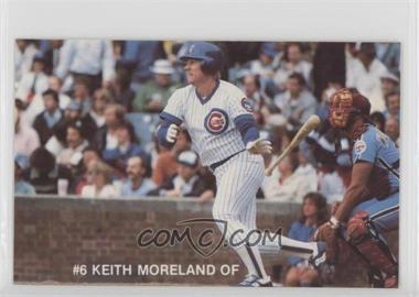1984 7up Chicago Cubs - [Base] #6 - Keith Moreland