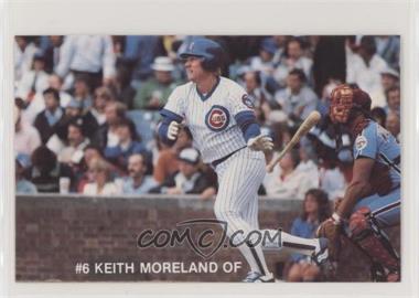 1984 7up Chicago Cubs - [Base] #6 - Keith Moreland