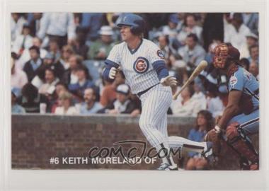 1984 7up Chicago Cubs - [Base] #6 - Keith Moreland