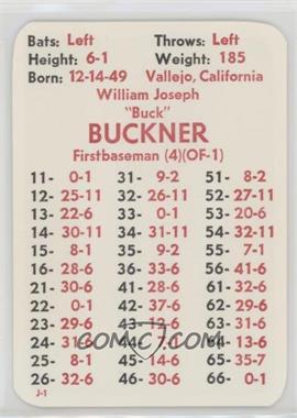 1984 APBA Baseball 1983 Season - [Base] #_BIBU - Bill Buckner