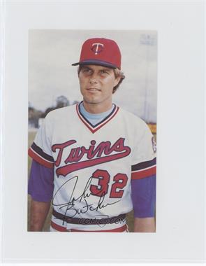 1984 BRF Minnesota Twins Post Cards - [Base] #_JOBU - John Butcher