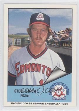 1984 Cramer Pacific Coast League - [Base] #106 - Steve Finch