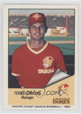 1984 Cramer Pacific Coast League - [Base] #167 - Terry Collins