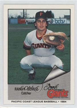 1984 Cramer Pacific Coast League - [Base] #20 - Randy Gomez