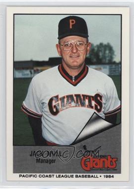 1984 Cramer Pacific Coast League - [Base] #24 - Jack Mull