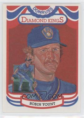 1984 Donruss - [Base] #1.1 - Diamond Kings - Robin Yount ("Perez-Steel" on Back)