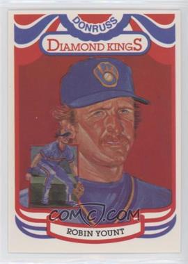 1984 Donruss - [Base] #1.2 - Diamond Kings - Robin Yount ("Perez-Steele" on Back)