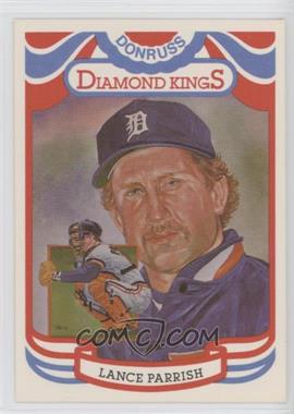 1984 Donruss - [Base] #15.1 - Diamond Kings - Lance Parrish ("Perez-Steel" on Back) [Noted]