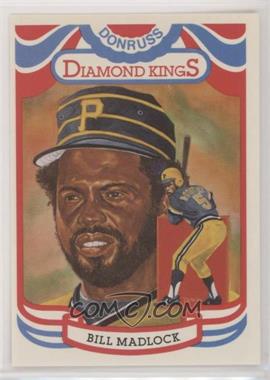 1984 Donruss - [Base] #20.1 - Diamond Kings - Bill Madlock ("Perez-Steel" on Back)