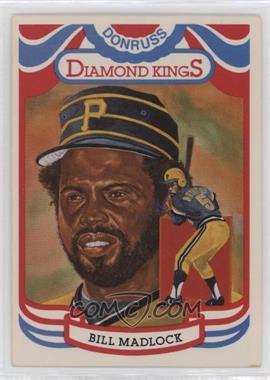 1984 Donruss - [Base] #20.1 - Diamond Kings - Bill Madlock ("Perez-Steel" on Back)