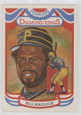 1984 Donruss - [Base] #20.1 - Diamond Kings - Bill Madlock ("Perez-Steel" on Back)