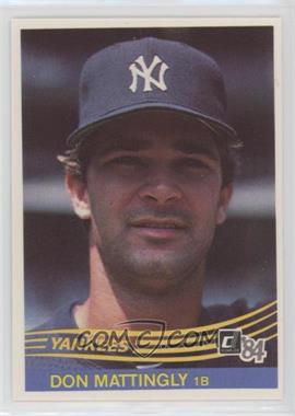 1984 Donruss - [Base] #248.1 - Don Mattingly