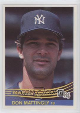 1984 Donruss - [Base] #248.1 - Don Mattingly