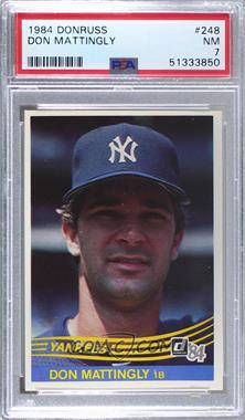 1984 Donruss - [Base] #248.1 - Don Mattingly [PSA 7 NM]