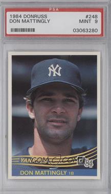 1984 Donruss - [Base] #248.1 - Don Mattingly [PSA 9 MINT]