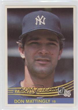 1984 Donruss - [Base] #248.1 - Don Mattingly