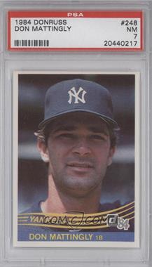 1984 Donruss - [Base] #248.1 - Don Mattingly [PSA 7 NM]