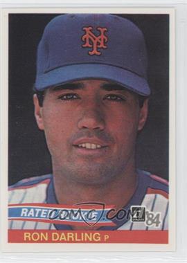 1984 Donruss - [Base] #30.1 - Rated Rookie - Ron Darling (No Card Number on Back)