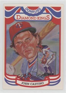 1984 Donruss - [Base] #4.2 - Diamond Kings - John Castino ("Perez-Steele" on Back) [EX to NM]