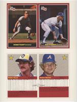 Robin Yount, Bob Horner [EX to NM]