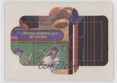 1984 Donruss Action All Stars - Ted Williams Puzzle Pieces #52-54 - Ted Williams