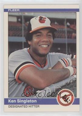 1984 Fleer - [Base] #21 - Ken Singleton