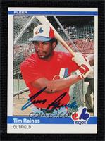 Tim Raines [JSA Certified COA Sticker]