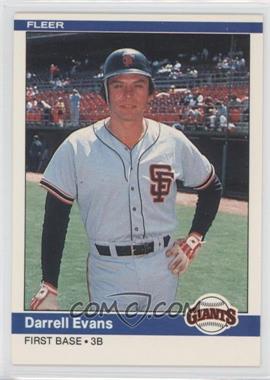 1984 Fleer - [Base] #372 - Darrell Evans