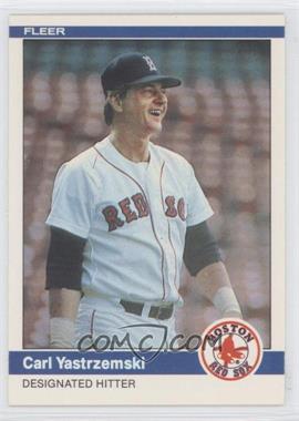 1984 Fleer - [Base] #412 - Carl Yastrzemski