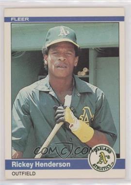 1984 Fleer - [Base] #447 - Rickey Henderson