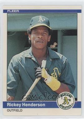 1984 Fleer - [Base] #447 - Rickey Henderson