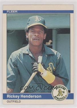 1984 Fleer - [Base] #447 - Rickey Henderson