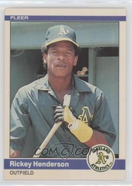 1984 Fleer - [Base] #447 - Rickey Henderson