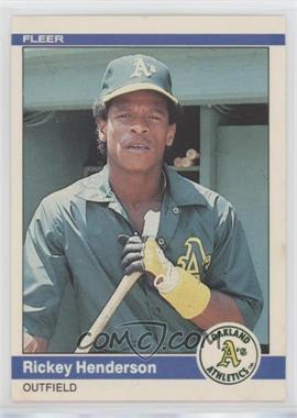 1984 Fleer - [Base] #447 - Rickey Henderson