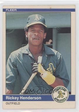 1984 Fleer - [Base] #447 - Rickey Henderson