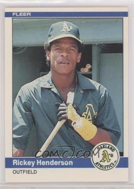 1984 Fleer - [Base] #447 - Rickey Henderson