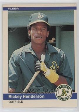 1984 Fleer - [Base] #447 - Rickey Henderson