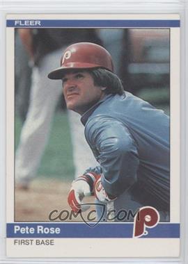 1984 Fleer - [Base] #46 - Pete Rose