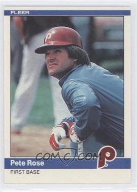 1984 Fleer - [Base] #46 - Pete Rose