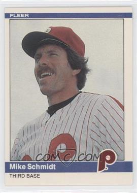 1984 Fleer - [Base] #48 - Mike Schmidt