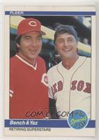 Carl Yastrzemski, Johnny Bench [EX to NM]