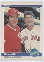 Carl Yastrzemski, Johnny Bench [EX to NM]