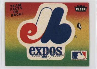 1984 Fleer - Team Stickers Inserts #_MOEX.1 - Montreal Expos (Logo) [EX to NM]